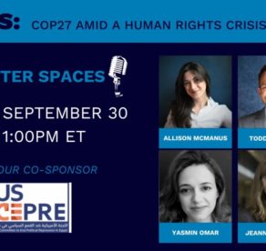 newevent Join The Freedom Initiative & US Committee to End Political Repression in Egypt on Twitter spaces for a conversation about human rights in #Egypt ahead of #COP27. The discussion will be moderated by Allison LMcManus & feature Todd Ruffner